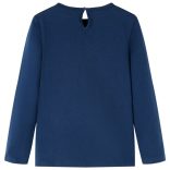 Tengerészkék hosszú ujjú gyerekpóló 104