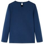 Tengerészkék hosszú ujjú gyerekpóló 116
