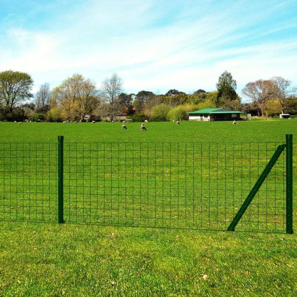 Euro Fence zöld acélkerítés 10 x 1,0 m