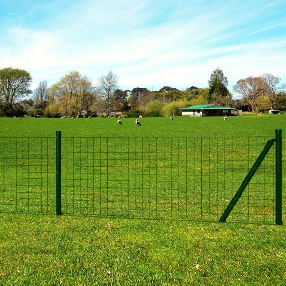 Euro Fence zöld acélkerítés 25 x 1,5 m