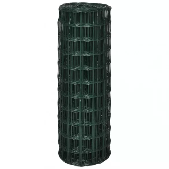 Euro Fence zöld acélkerítés 25 x 0,8 m