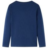 Tengerészkék hosszú ujjú gyerekpóló 116