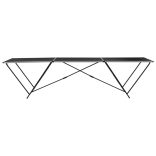 összecsukható MDF/alumínium tapétázóasztal 300 x 60 x 78 cm