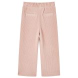 Világos rózsaszín kordbársony gyereknadrág 104