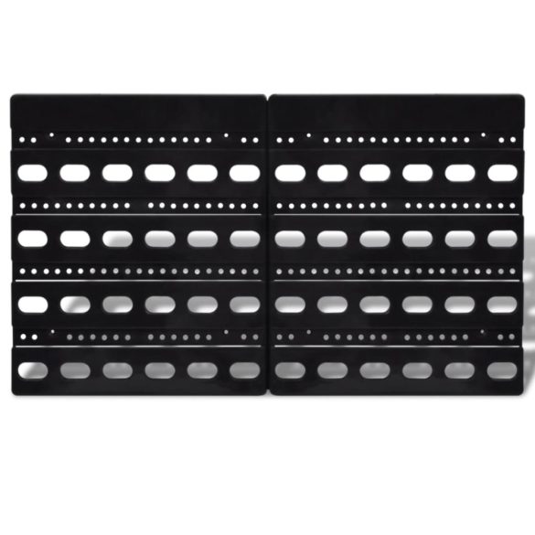 Garázs műanyag tároló  készlet 30 db kék és piros