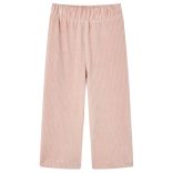 Világos rózsaszín kordbársony gyereknadrág 128