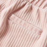 Világos rózsaszín kordbársony gyereknadrág 128