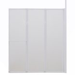 4 paneles összehajtható L formájú kádparaván 70 x 120 x 137 cm