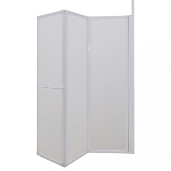 4 paneles összehajtható L formájú kádparaván 70 x 120 x 137 cm