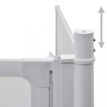 4 paneles összehajtható L formájú kádparaván 70 x 120 x 137 cm