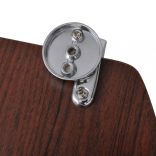 egyszerű tervezésű barna MDF WC-ülőke