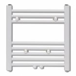 Fürdőszobai egyenes törölközőradiátor központi fűtéssel 480 x 480 mm