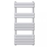 Fürdőszobai egyenes törölközőradiátor központi fűtéssel 600 x 1200 mm