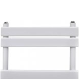 Fürdőszobai egyenes törölközőradiátor központi fűtéssel 600 x 1200 mm