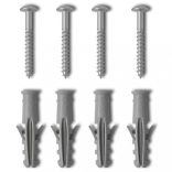 Fürdőszobai egyenes törölközőradiátor központi fűtéssel 600 x 1200 mm