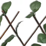 5 darab rácsos fűzfa kerítés műlevéllel 180 x 90 cm