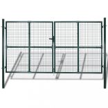 kerti hálós kapu, ajtó-falrács, 300 x 175 cm