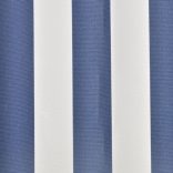 kék és fehér napellenző ponyva 3 x 2,5 m (keret nélkül)