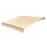 napraforgó sárga/fehér napellenző ponyva 3x2,5 m (keret nélkül)