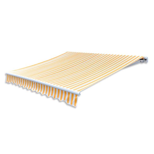 napraforgó sárga/fehér napellenző ponyva 3x2,5 m (keret nélkül)