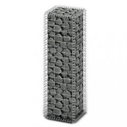   gabion kosár fedéllel horganyzott drótból 100 x 30 x 30 cm