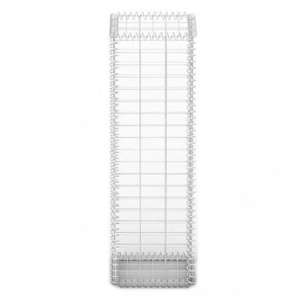 gabion kosár fedéllel horganyzott drótból 100 x 30 x 30 cm