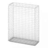 gabion kosár fedéllel horganyzott drótból 100 x 80 x 30 cm