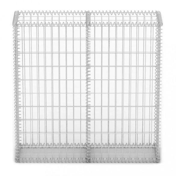 gabion kosár fedéllel horganyzott drótból 100 x 100 x 30 cm