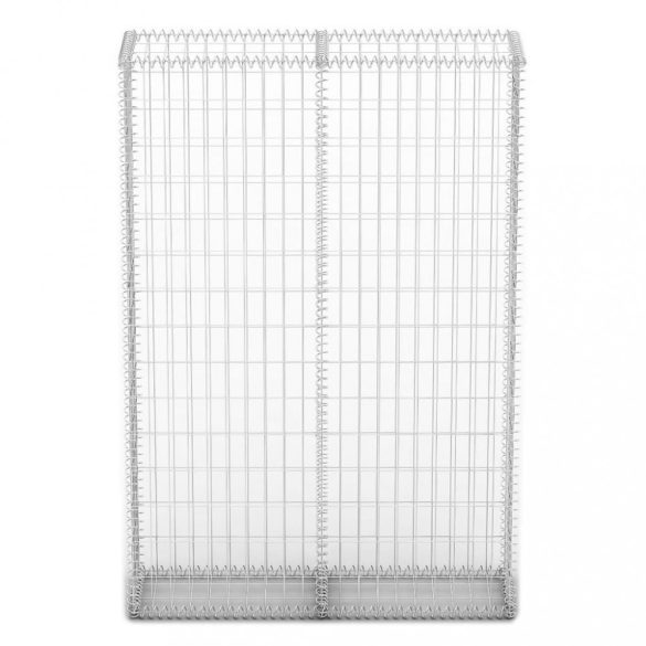 gabion kosár fedéllel horganyzott drótból 150 x 100 x 30 cm