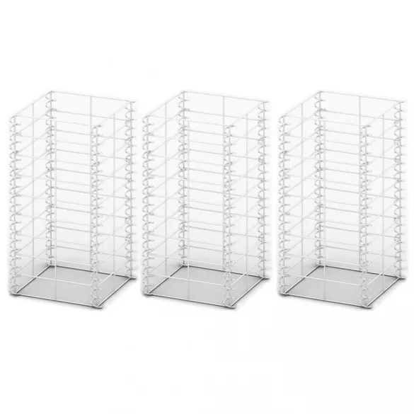 3 db gabion kosár horganyzott drótból 25 x 25 x 50 cm