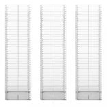 3 db gabion kosár horganyzott drótból 25 x 25 x 100 cm