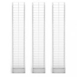 3 db gabion kosár horganyzott drótból 25 x 25 x 150 cm