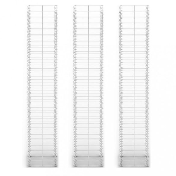 3 db gabion kosár horganyzott drótból 25 x 25 x 150 cm