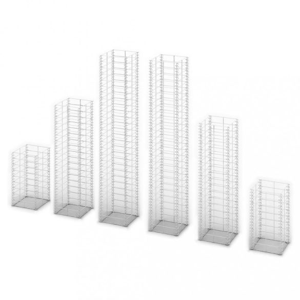 6 db gabion kosár horganyzott drótból