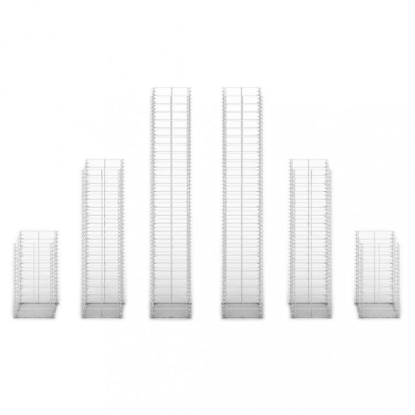 6 db gabion kosár horganyzott drótból