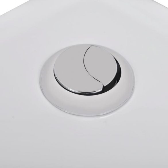 fehér kerámia fürdőszobai sarok WC