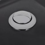 fekete kerámia fürdőszobai sarok WC