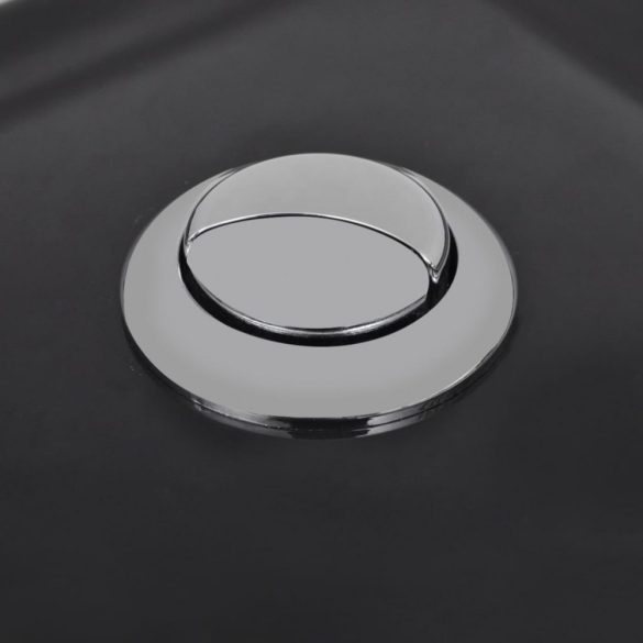 fekete kerámia fürdőszobai sarok WC