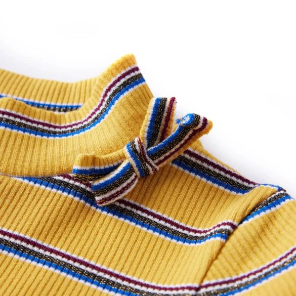 Okker hosszú ujjú gyerekpóló 140