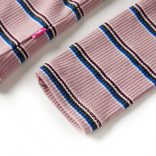 Világos rózsaszín hosszú ujjú gyerekpóló 128