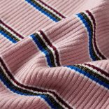 Világos rózsaszín hosszú ujjú gyerekpóló 140