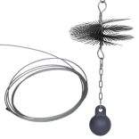 Kerek Kémény Tisztító Kefe Átm. 20 cm