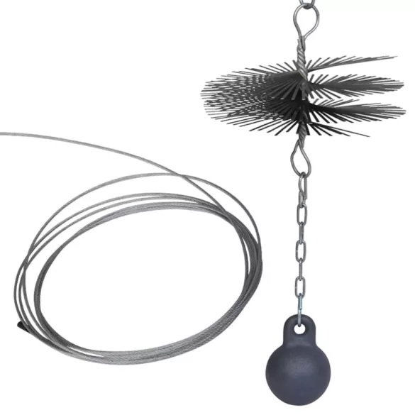 Kerek Kémény Tisztító Kefe Átm. 25 cm