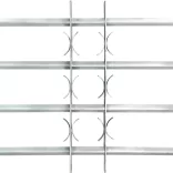 4 keresztrudas állítható biztonsági rács ablakra 1000-1500 mm