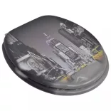 MDF WC-ülőke fedéllel new yorki tervezés