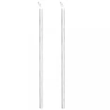 ezüst horganyzott acél drótkerítés póznákkal 15 x 1 m