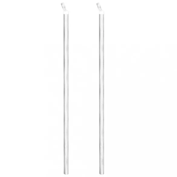 ezüst horganyzott acél drótkerítés póznákkal 15 x 1 m