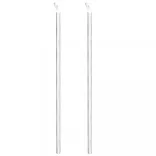 ezüst horganyzott acél drótkerítés póznákkal 25 x 0,8 m