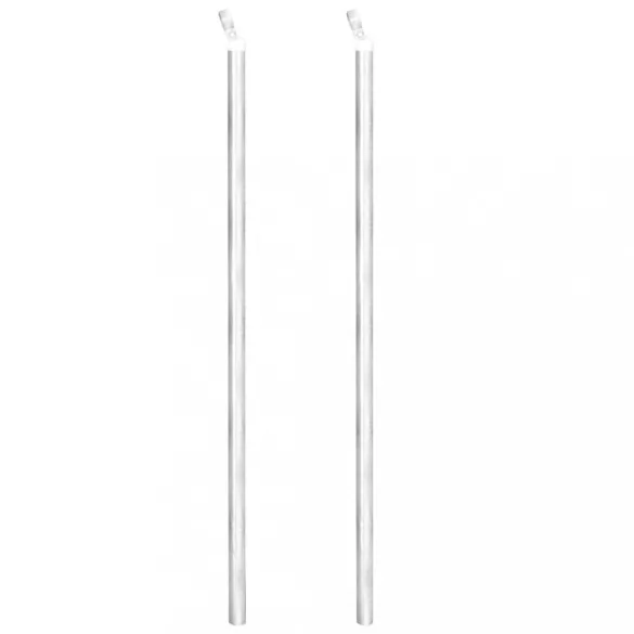 ezüst horganyzott acél drótkerítés póznákkal 25 x 0,8 m