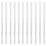 ezüst horganyzott acél drótkerítés póznákkal 25 x 0,8 m